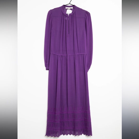 VANE5SA BRUNO maxi dress in purple- Size 36/2-4 - Picture 1 of 8